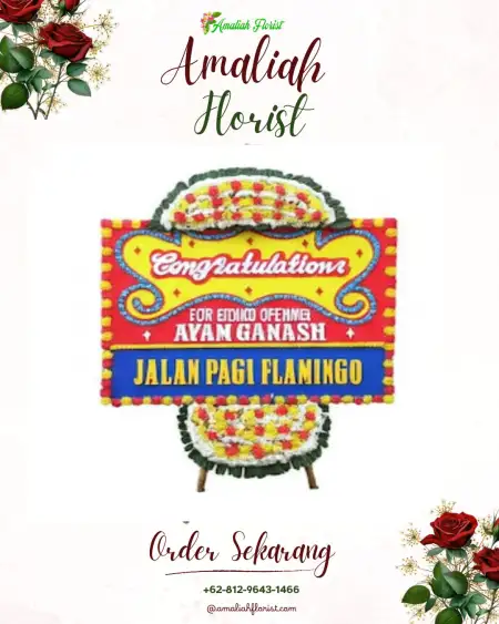 Sewa Papan Bunga Krai